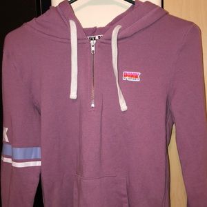 PINK quarter zip-up jacket